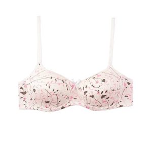 سوتین نخی فنردار لایه دار طرح قلبی برند براگور