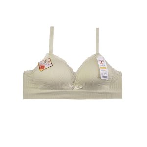 سوتین دخترانه اسفنجی کبریتی بدون فنر لبه دانتل دالبری