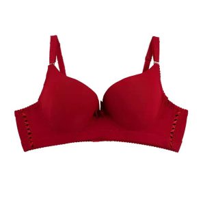 سوتین زنانه اسفنجی فنردار کاپ ماساژوری بغل ضربدری