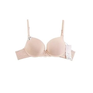 سوتین اسفنجی فنردار دابل جک دار میکروفایبر دستک دانتل