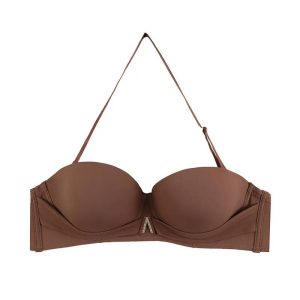 سوتین زنانه اسفنجی گردنی دکلته فنردار پشت سگک دار