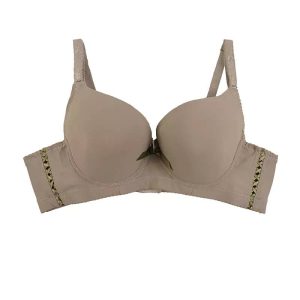 سوتین زنانه اسفنجی فنردار کاپ ماساژوری بغل ضربدری