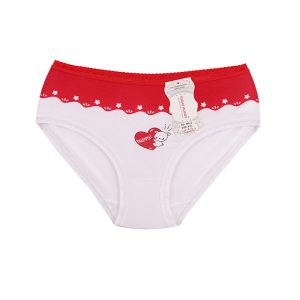 شورت زنانه اسلیپ لبه تور طرح happy