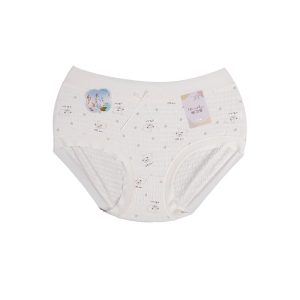 شورت اسلیپ عروسکی لبه لیزری وارداتی - کرم