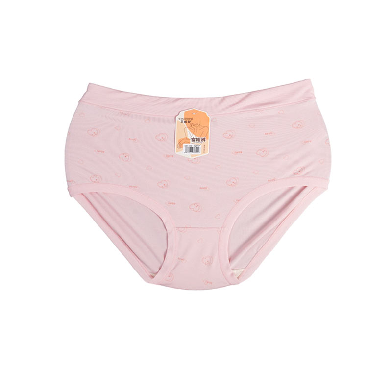 شورت زنانه اسلیپ بغل پهن چاپ قلب و stors - صورتی