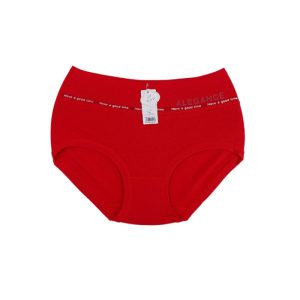 شورت زنانه اسلیپ طرح کش پهن چاپی ALEGANCE - قرمز