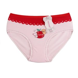 شورت زنانه اسلیپ لبه تور طرح love