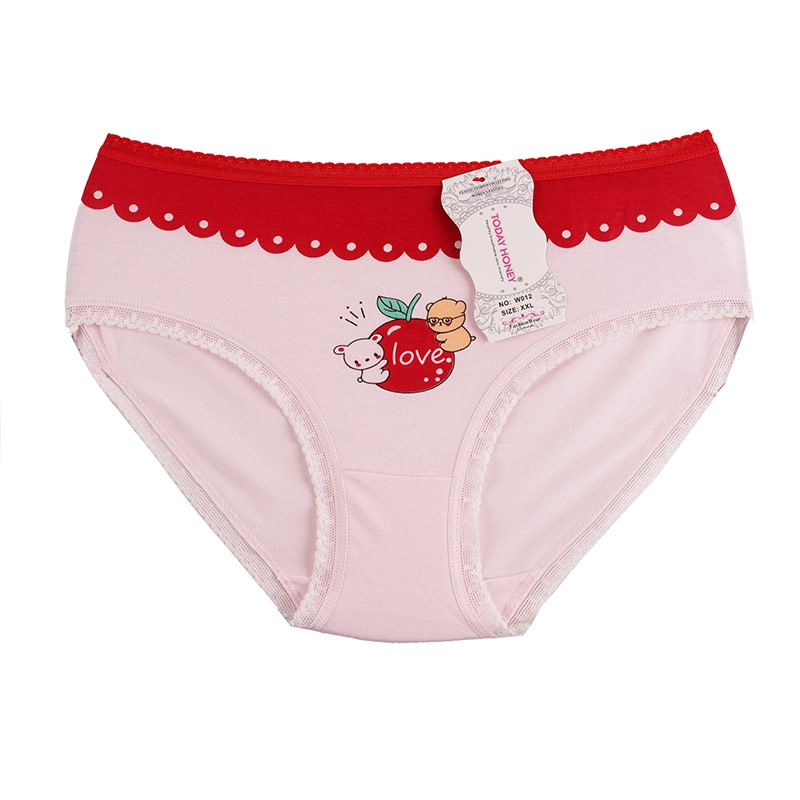 شورت زنانه اسلیپ لبه تور طرح love