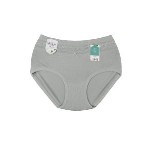 شورت زنانه اسلیپ بالا تور طرح قلب - سبزآبی