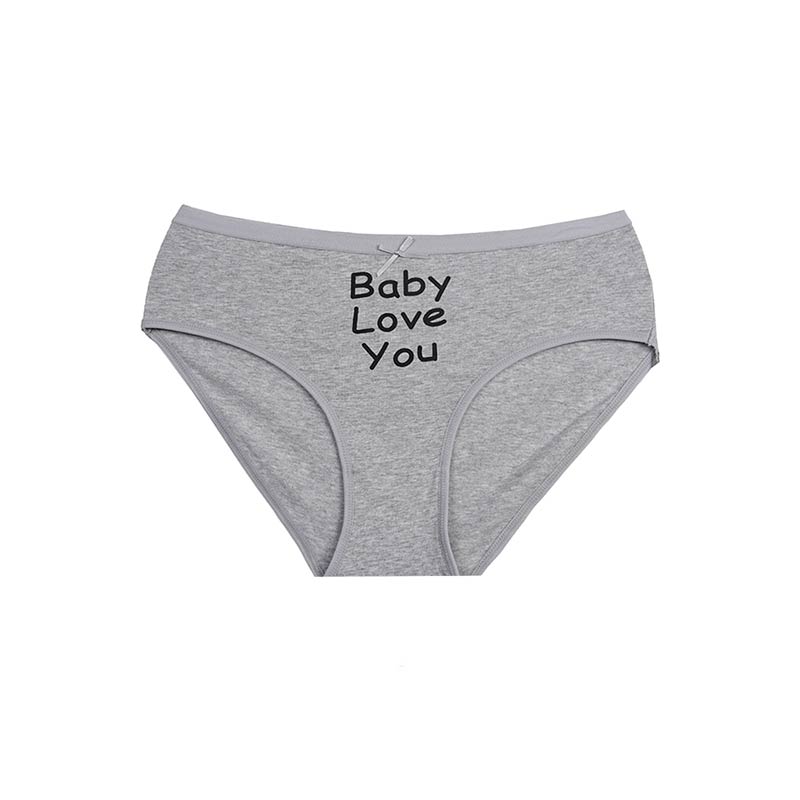 شورت زنانه اسلیپ نخی تمام چاپ طرح Baby Love You