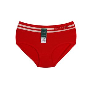 شورت زنانه اسلیپ کمر چاپ Jakarta - قرمز