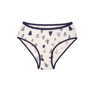 شورت زنانه نخ و پنبه تمام چاپ طرح کاج برند لعیا