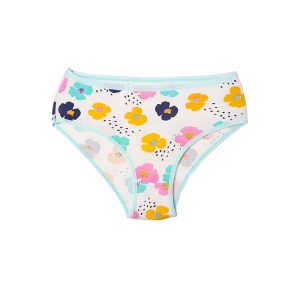 شورت زنانه نخ و پنبه تمام چاپ طرح گل برند لعیا