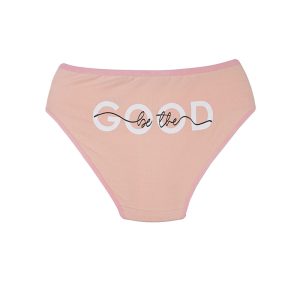 شورت زنانه نخی پشت چاپ طرح GOOD برند سیتا - گلبهی