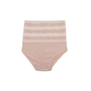 شورت زنانه گنی اسلیپ کش راه راه کرم