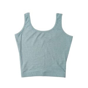 تاپ کراپ کبریتی دو بنده برند نارین سبزآبی