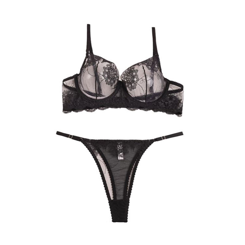 خرید ست شورت و سوتین تورگاز فنر دار برند ژینا