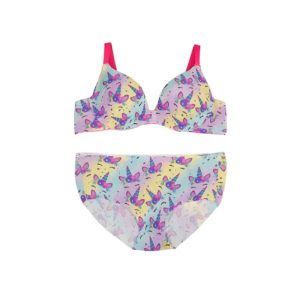 خرید ست شورت و سوتین دخترانه لیزری طرح تک شاخ