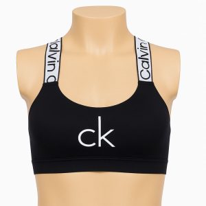 خرید نیم تنه زنانه کش اسپرت پشت ضربدری طرح CK