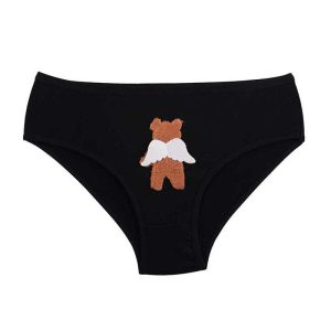 شورت اسلیپ تدی خرس بالدار مهربون - مشکی