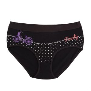 شورت زنانه اسلیپ دوچرخه ی پایین خالدار