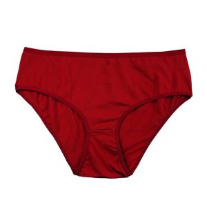 شورت زنانه اسلیپ بغل پهن آنتی باکتریال بیسیک برند پوشینه - قرمز