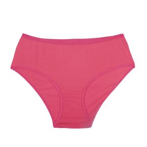 شورت زنانه اسلیپ بغل پهن آنتی باکتریال ساده برند پوشینه - گلبهی