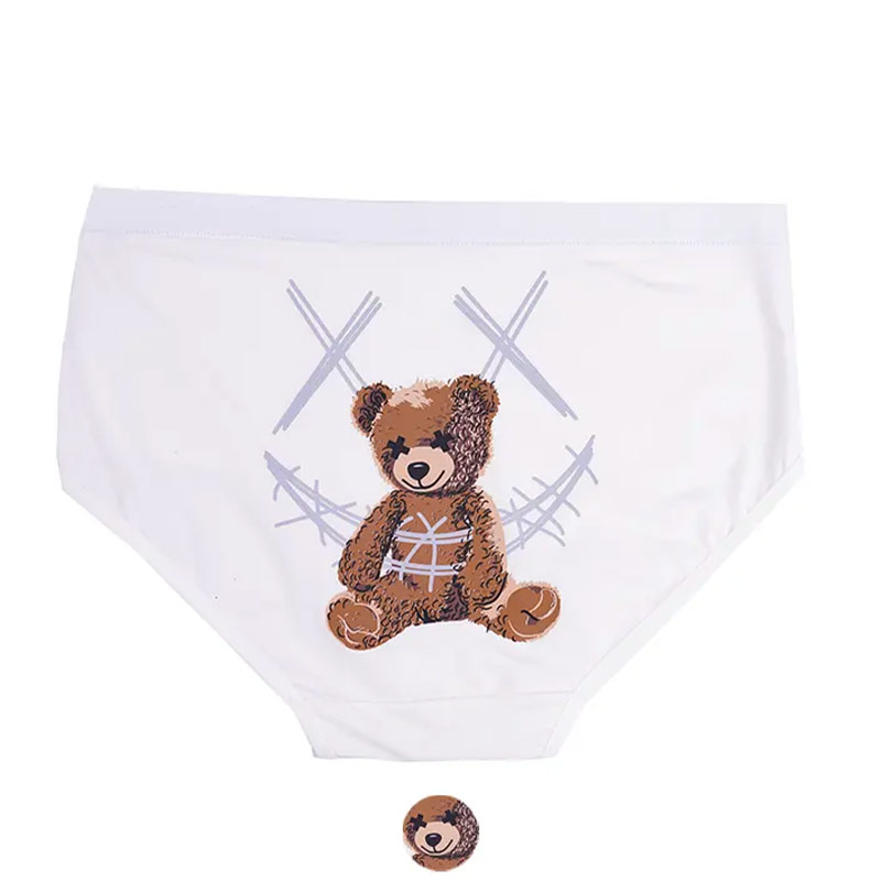 شورت زنانه اسلیپ تدی برند بانو - سفید