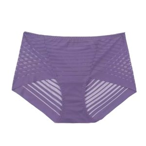 شورت زنانه اسلیپ توری راه راه - یاسی