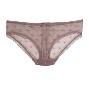 شورت زنانه اسلیپ توری فانتزی خالدار