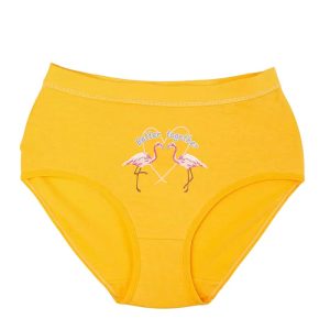 شورت زنانه اسلیپ جلو چاپ فلامینگوهای عاشق