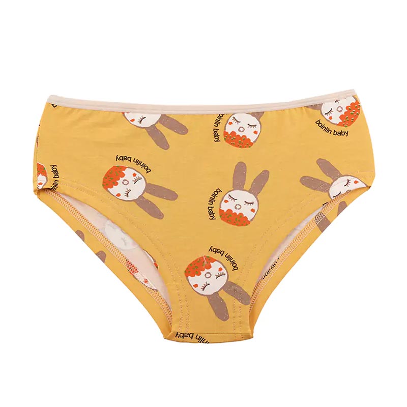 شورت زنانه اسلیپ جنیفری طرح رابیت - زرد