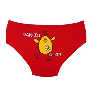 شورت زنانه اسلیپ جوجه طلایی برند بانو - قرمز