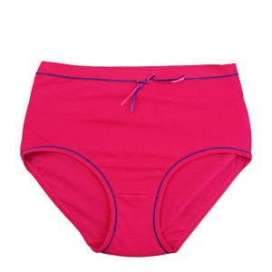 شورت زنانه اسلیپ دور دوزی شده جلو پاپیون