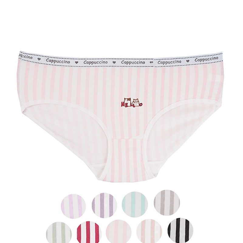 شورت زنانه اسلیپ راه راه گربه برند ماریا