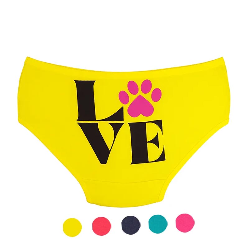شورت زنانه اسلیپ زنانه LOVE برند بانو