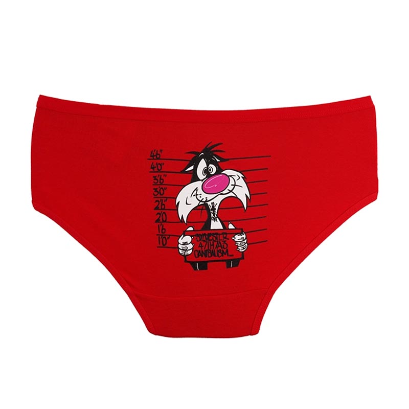 شورت زنانه اسلیپ سیلوستر برند بانو - قرمز