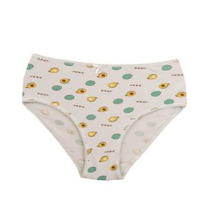 شورت زنانه اسلیپ طرحدار آووکادو و لیمو