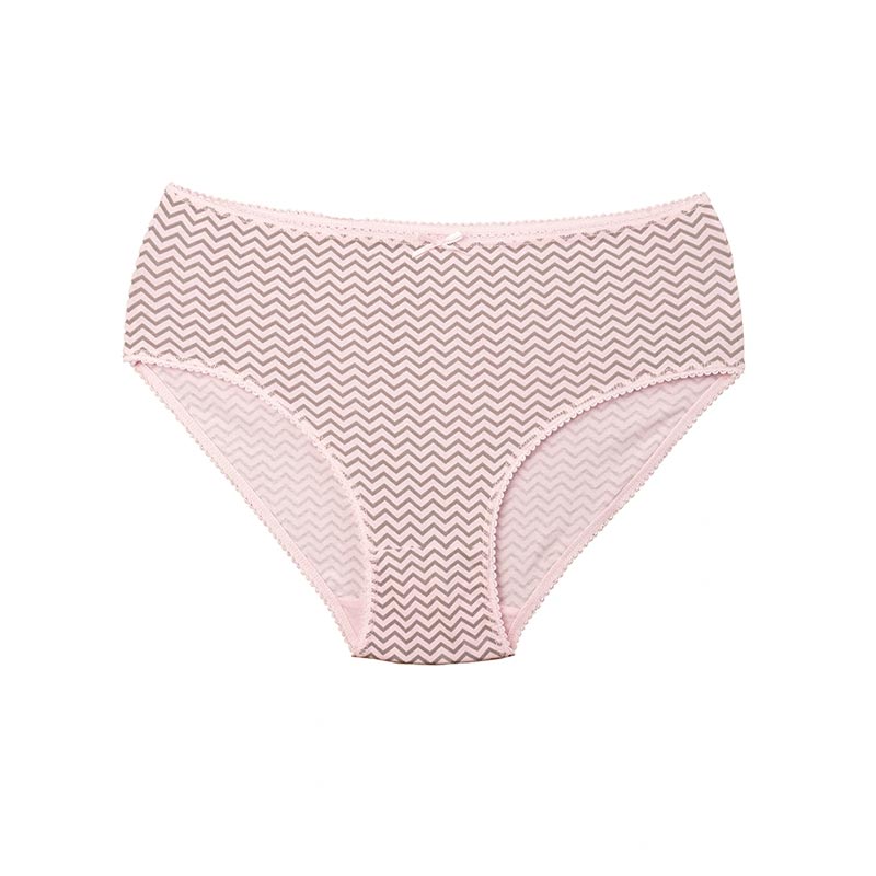 شورت زنانه اسلیپ طرحدار آووکادو و لیمو - صورتی