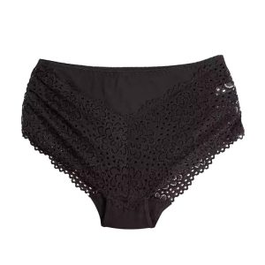 شورت زنانه اسلیپ فانتزی جلو دانتل پشت نخی برند ROSE