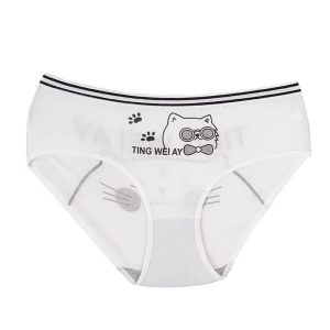 شورت زنانه اسلیپ فانتزی طرح گربه