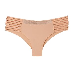 شورت زنانه اسلیپ فانتزی لیزری نگین دار بغل بندی - طرح 1