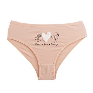 شورت زنانه اسلیپ قلب تدی و فلامینگو