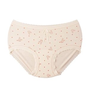 شورت زنانه اسلیپ لبه دالبری طرحدار