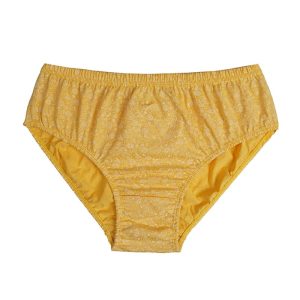 شورت زنانه اسلیپ لیفه ای بته جقه برند نارین - زرد