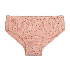 شورت زنانه اسلیپ لیفه ای پاپیون و خال خالی برند شارمین - گلبهی