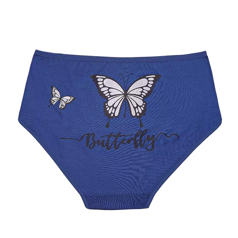 شورت زنانه اسلیپ پروانه برند بانو - سرمه‌ای