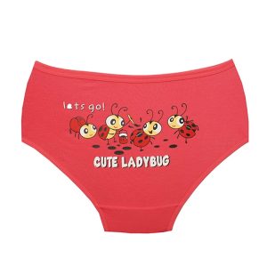 شورت زنانه اسلیپ چاپی خانواده کفشدوزک