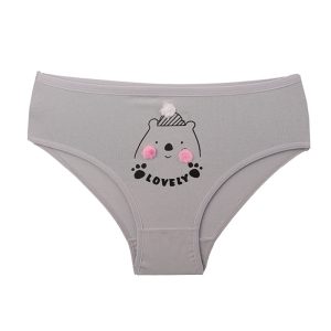 شورت زنانه اسلیپ چاپی خرس لپ گلی برند وارجان