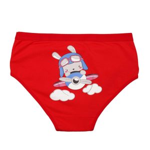 شورت زنانه اسلیپ چاپی خلبان برند بانو - قرمز